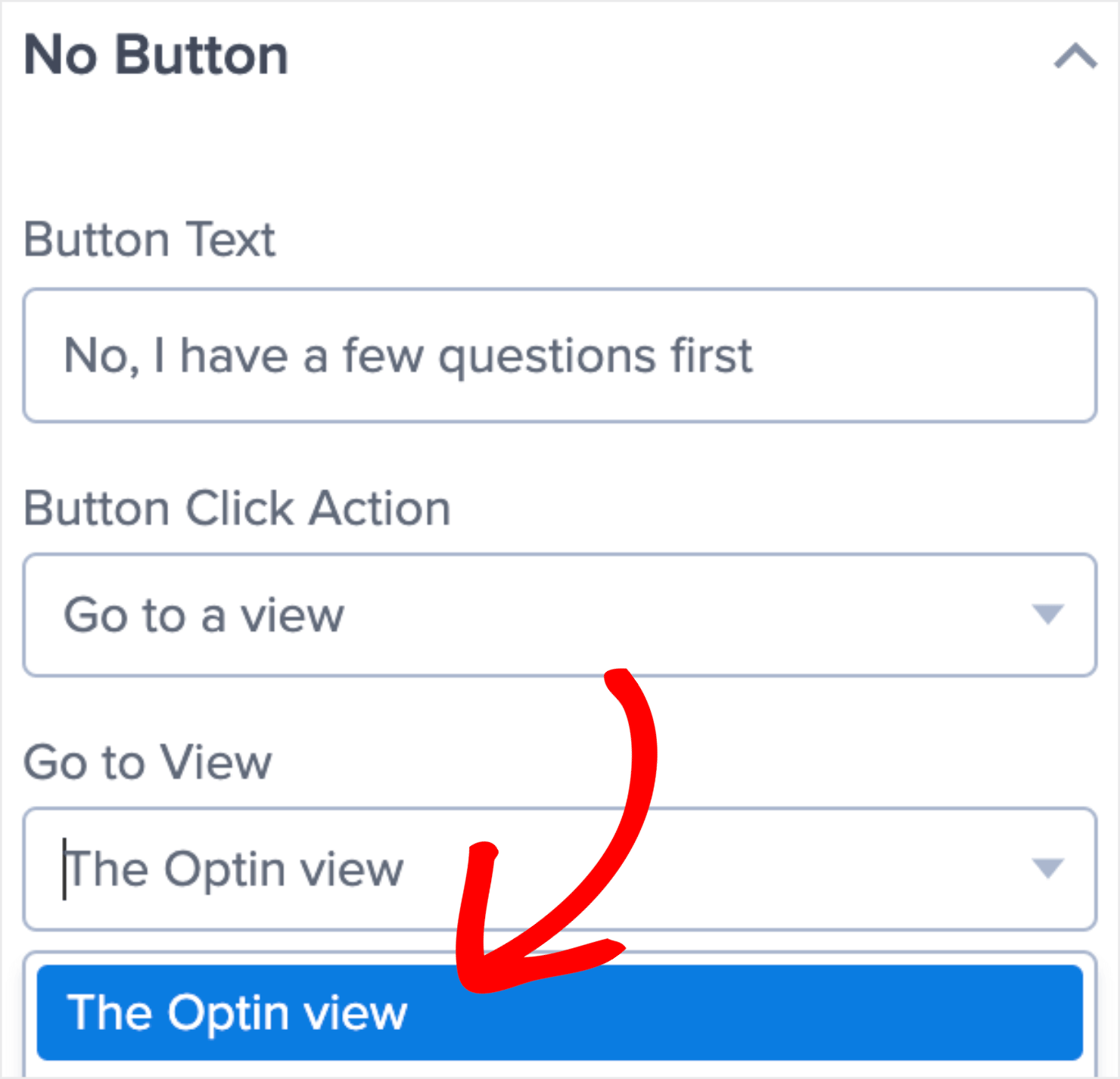 yes no_no button action-min - OptinMonster advantages of yes/no campaign