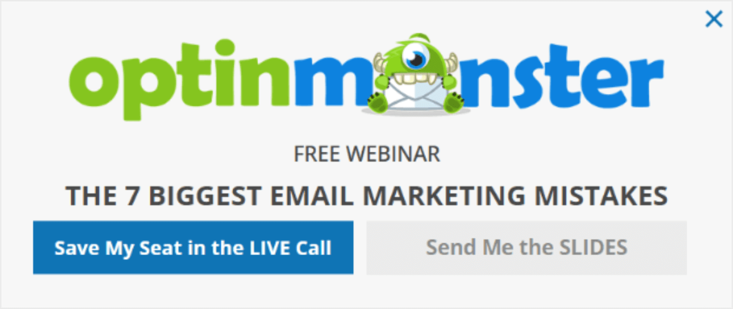 yes no_om webinar-min - OptinMonster 2 step popup examples