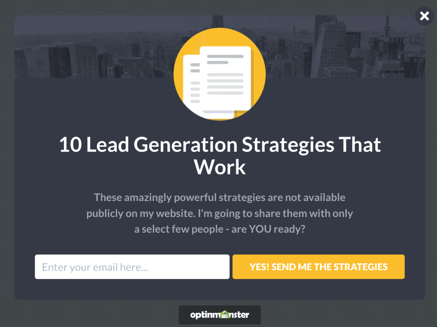 yes no_template 2-min - OptinMonster benefits of yes/no popups