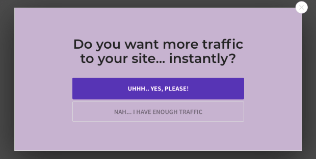 Yes_No optin page-min - OptinMonster Yes_No optin page