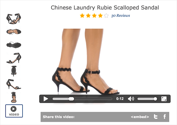 Zappos-Product-Video - OptinMonster Zappos Product Video